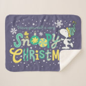 Peanuts | Heb zelf een zeer snoopy Sherpa Deken (Voorkant (horizontaal))