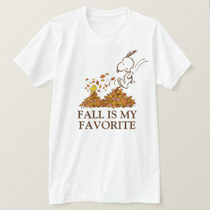 Peanuts   Herfst is mijn favoriet T-shirt