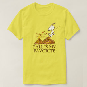 Peanuts   Herfst is mijn favoriet T-shirt