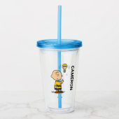Peanuts | Het gloeilampidee van Charlie Brown Acryl Drinkbeker (Voorkant)