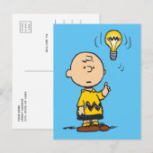Peanuts | Het gloeilampidee van Charlie Brown Briefkaart (Voorkant / Achterkant)