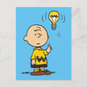 Peanuts | Het gloeilampidee van Charlie Brown Briefkaart (Voorkant)