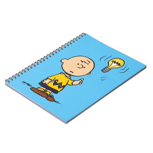 Peanuts | Het gloeilampidee van Charlie Brown Notitieboek (Linkerzijde)