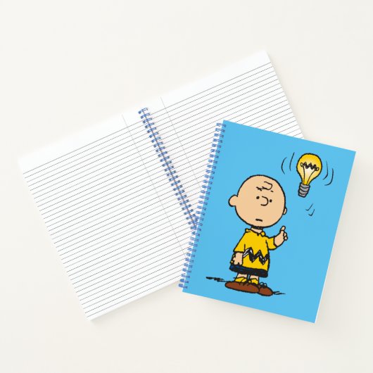 Peanuts | Het gloeilampidee van Charlie Brown Notitieboek (Binnen)