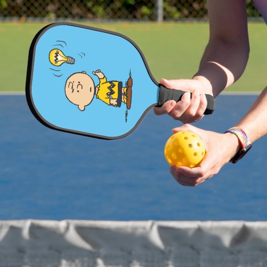 Peanuts | Het gloeilampidee van Charlie Brown Pickleball Paddle (Insitu)