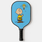 Peanuts | Het gloeilampidee van Charlie Brown Pickleball Paddle (Voorkant)