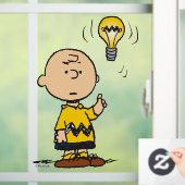 Peanuts | Het gloeilampidee van Charlie Brown Raamsticker (Huis)