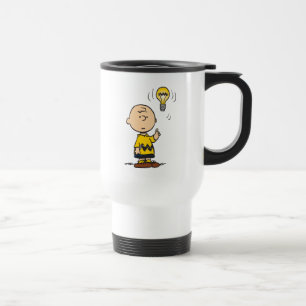 Peanuts Het gloeilampidee van Charlie Brown Reisbeker