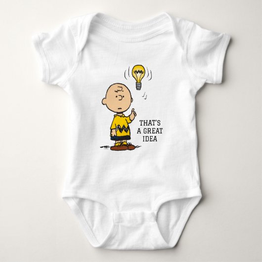 Peanuts | Het gloeilampidee van Charlie Brown Romper (Voorkant)