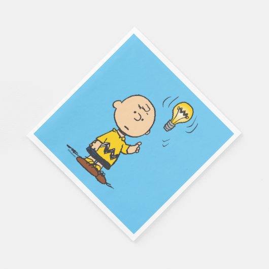 Peanuts | Het gloeilampidee van Charlie Brown Servet (Hoek)