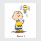 Peanuts | Het gloeilampidee van Charlie Brown Sticker (Vel)