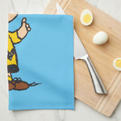 Peanuts | Het gloeilampidee van Charlie Brown Theedoek (Quarter Fold)