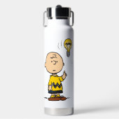Peanuts | Het gloeilampidee van Charlie Brown Waterfles (Voorkant)
