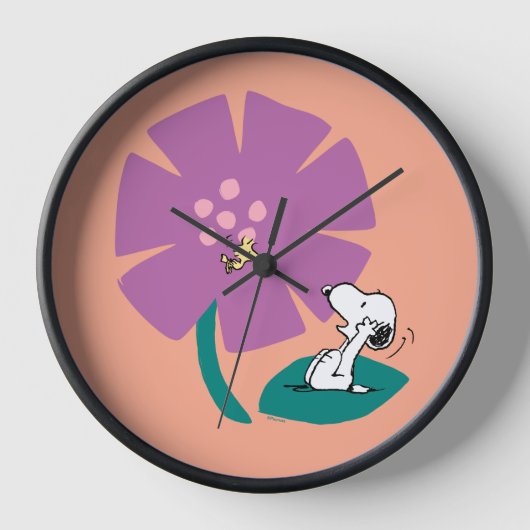 Peanuts | Het illustreren van Natuur Paarse Bloem (Voorkant)