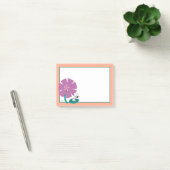 Peanuts | Het illustreren van Natuur Paarse Bloem Post-it® Notes (Kantoor)