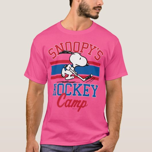 Peanuts - Hockeykamp van Snoopy T-shirt (Voorkant)