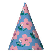 Peanuts | Illustratie Natuur roze bloem Feesthoedjes (Rechts)