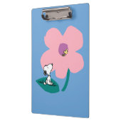 Peanuts | Illustratie Natuur roze bloem Klembord (Links)