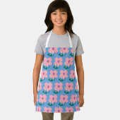 Peanuts | Illustratie Natuur roze bloem Schort (Insitu)