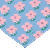 Peanuts | Illustratie Natuur roze bloem Tafelkleed (Gekanteld)