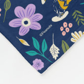 Peanuts In Bloom Pattern Fleece Deken (Hoek)