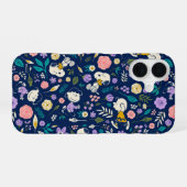 Peanuts In Bloom Pattern iPhone 16 Hoesje (Achterkant horizontaal)