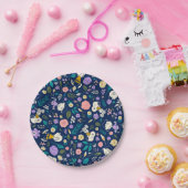 Peanuts In Bloom Pattern Papieren Bordje (Feest)