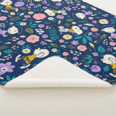 Peanuts In Bloom Pattern Sherpa Deken (3/4)