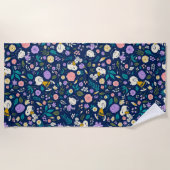 Peanuts In Bloom Pattern Strandlaken (Voorkant)