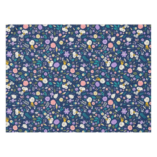 Peanuts In Bloom Pattern Tafelkleed (Voorkant (Horizontaal))