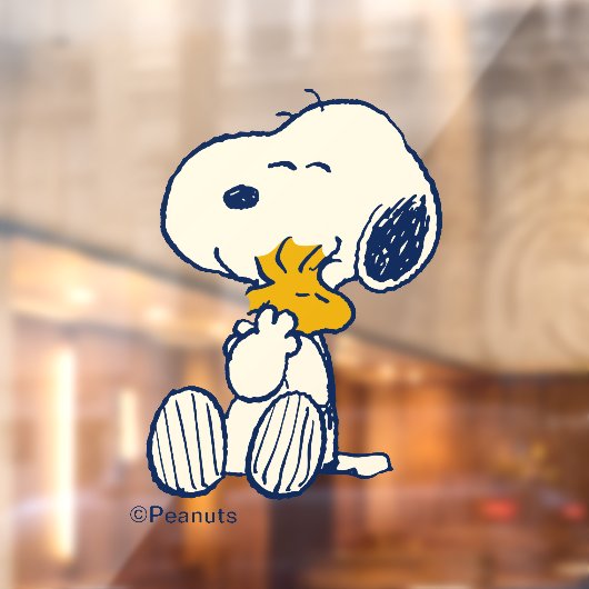 Peanuts In Bloom Raamsticker (Vel 2)