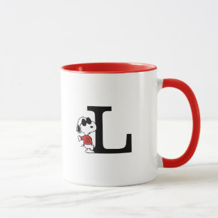 Peanuts "Joe Cool" staand Monogram L Mok