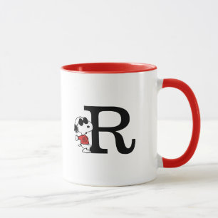 Peanuts "Joe Cool" staand Monogram R Mok