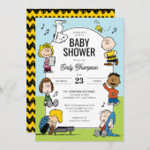 Peanuts Karakter Leuk Baby shower Kaart (Voorkant / Achterkant)