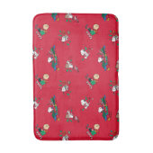 Peanuts | Kerst cadeauverpakking patroon Badmat (Voorkant Verticaal)