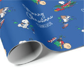 Peanuts | Kerst cadeauverpakking patroon Cadeaupapier (Rol Hoek)