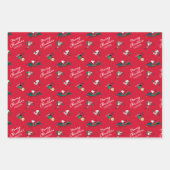 Peanuts | Kerst cadeauverpakking patroon Inpakpapier Vel (Voorkant 2)