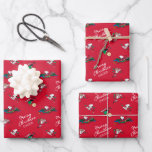 Peanuts | Kerst cadeauverpakking patroon Inpakpapier Vel<br><div class="desc">Wikkel dat speciale cadeau in met deze leuke Peanuts Christmas cadeauverpakking. Aanpassen door een bericht en jouw namen toe te voegen.</div>