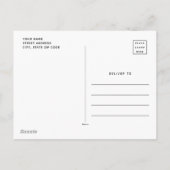 Peanuts | Kerstboom Postzegels Feestdagenkaart (Achterkant)