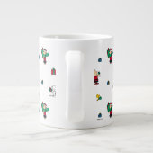 Peanuts | Kerstcadeau Giving Pattern Grote Koffiekop (Achterkant)