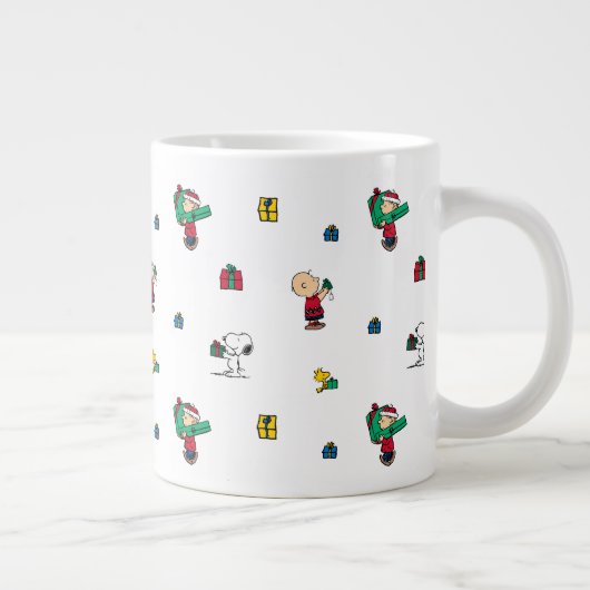 Peanuts | Kerstcadeau Giving Pattern Grote Koffiekop (Rechts)