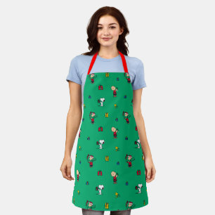 Peanuts   Kerstcadeau Giving Pattern Schort