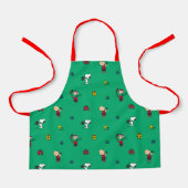 Peanuts | Kerstcadeau Giving Pattern Schort (Voorkant)