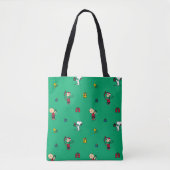 Peanuts | Kerstcadeau Giving Pattern Tote Bag (Voorkant)