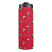 Peanuts | Kerstcadeau Giving Red Thermosbeker (Voorkant)
