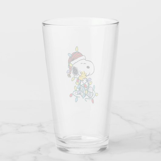 Peanuts | Kerstliefde en Lichten Glas (Achterkant)