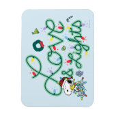 Peanuts | Kerstliefde en Lichten Magneet (Verticaal)