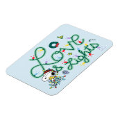 Peanuts | Kerstliefde en Lichten Magneet (Linkerzijde)