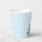 Peanuts | Kerstliefde en Lichten Papieren Bekers (Rechts)