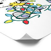 Peanuts | Kerstliefde en Lichten Poster (Hoek)